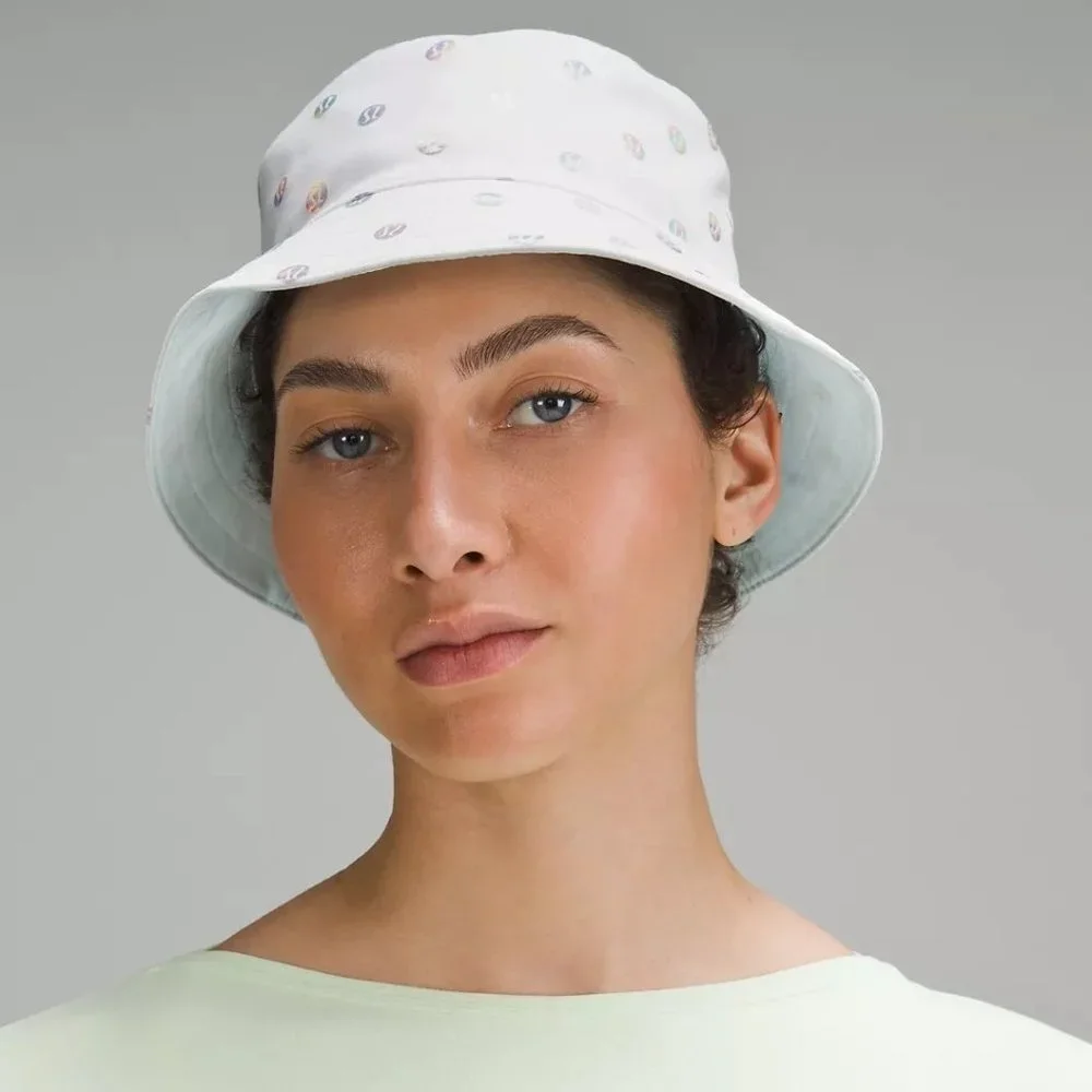 Lululemon Both Ways Bucket Hat Reversible *RAINBOW* NWT Size M/L (POYO/PWBE)_13